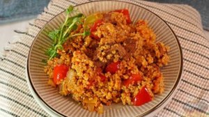 Cытное "сердце" турецкой кухни! ПИЛАВ ИЗ БУЛГУРА С ГОВЯДИНОЙ