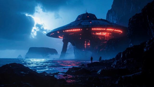 Shores of Araan - Dark Sci-fi Ambience for Deep Focus, Research or Sleep