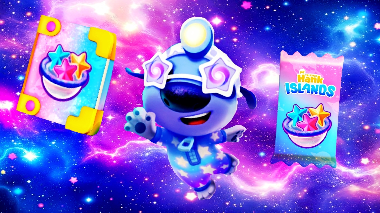Космическая обнова в игре мой говорящий Хэнк☄️⭐💫