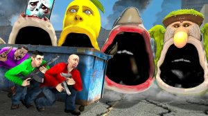 ГИГАНТСКИЕ БРЕЙНРОТЫ ПОЖИРАТЕЛИ! ИТАЛЬЯНСКИЕ МЕМЫ ОХОТЯТСЯ НА НАС! УГАР И БЕЗУМИЕ В Garry`s Mod