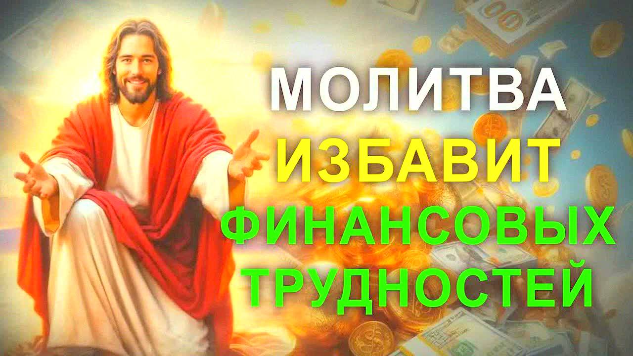 СИЛЬНАЯ МОЛИТВА ОТ БЕДНОСТИ И ДОЛГОВ! Господь Иисус Христос поможет сегодня – проверено!