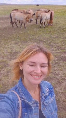 Увидели уникальных лошадей Пржевальского  #ПутешествиеВСердцеЕвразии #Экспедиция2025 #HiEurasia