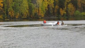 Лодка моторная СЛК-780 с румпельным управлением