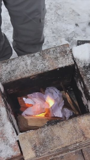 Гениальная Печка от Выживальщика 99го Уровня #бушкрафт #выживание #лайфхаки #идея #кемпинг