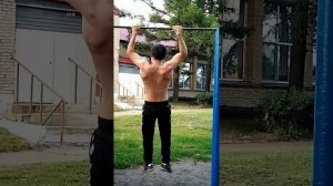 5 one arm pull ups (2 right arm, 3 left arm)