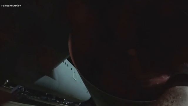 Пропалестинские активисты из организации пробрались на авиабазу Брайз-Нортон ВВС Великобритании ...