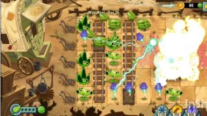 играю в растения против Зомби 2 побеждаю зомбосса на 3 карте ковбоев + первый уровень на 4 карте