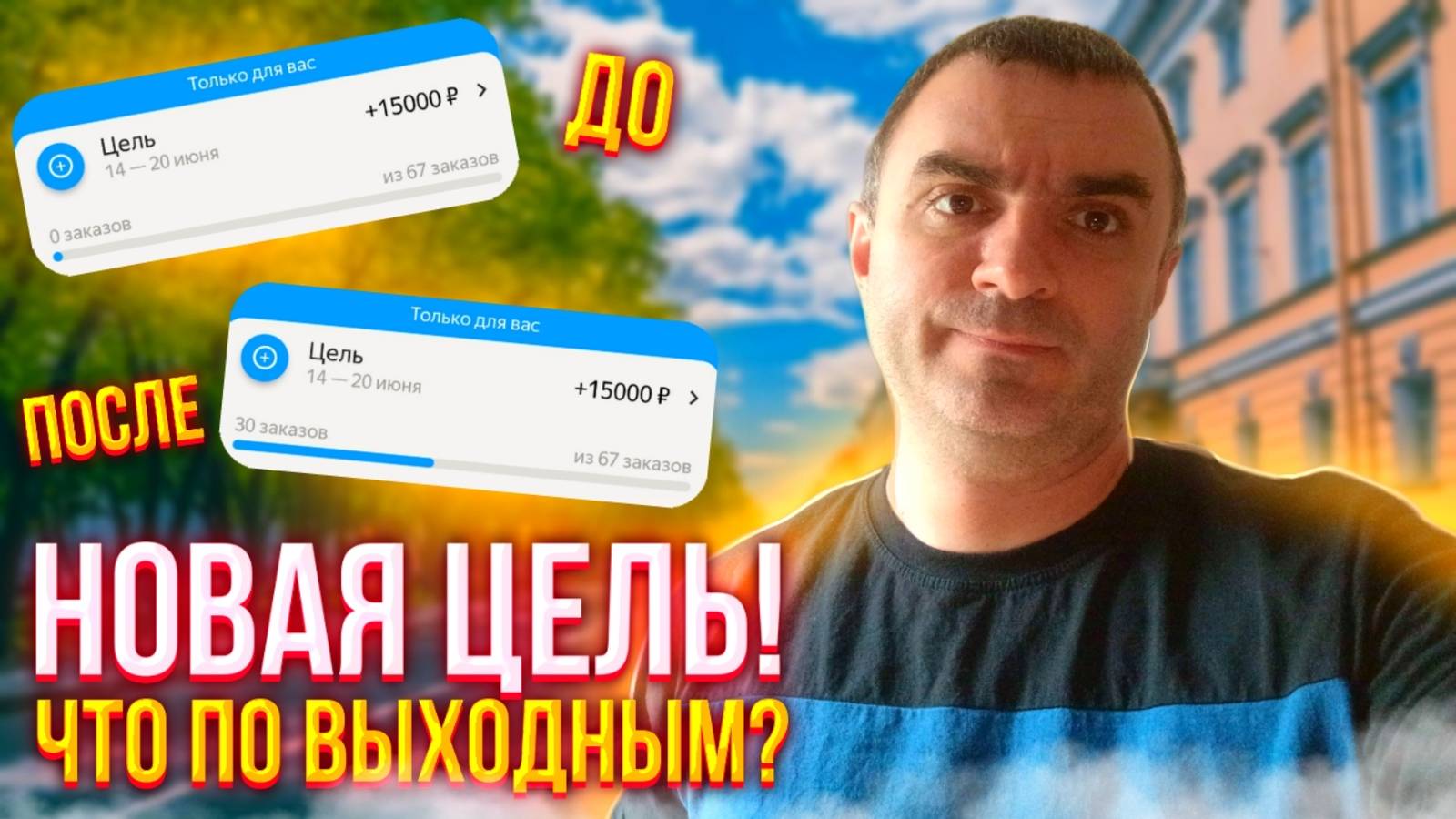 Новая цель от яндекса... Что сделал за выходные! Доставка.