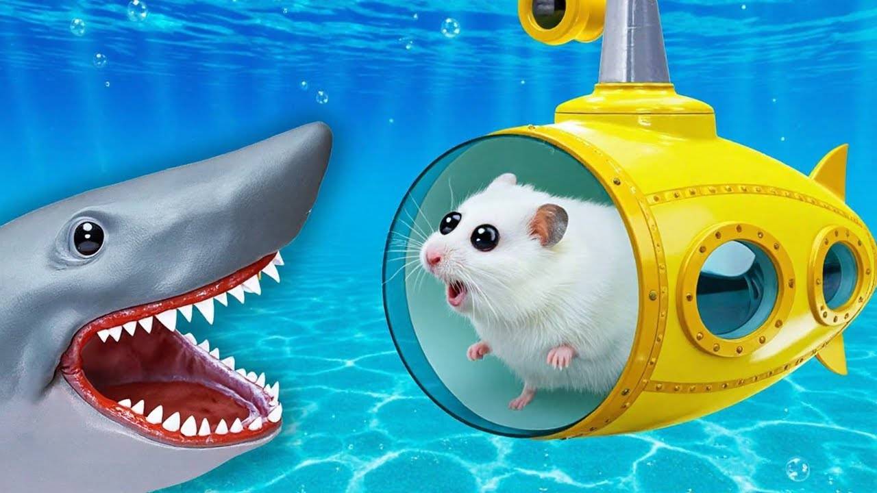 ПРИКЛЮЧЕНИЯ ХОМЯЧКА НА ПОДВОДНОЙ ЛОДКЕ