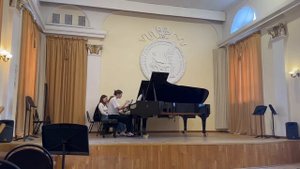 Витольд Лютославской - «Вариации на тему Паганини» для двух фортепиано. Е. Крутова и А. Винокурова