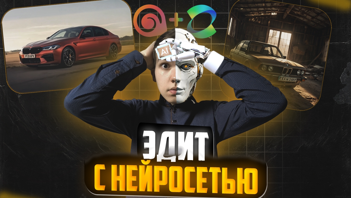 Создавай эдиты на МИЛЛИОНЫ просмотров с помощью нейросетей!