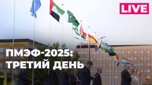 Третий день Петербургского международного экономического форума. Прямая трансляция