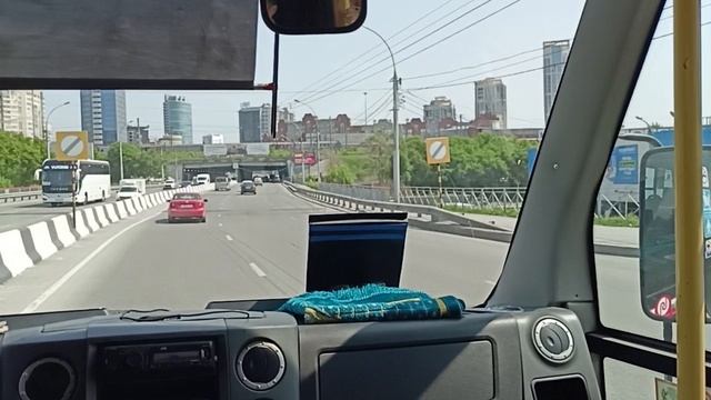 НА АВТОБУСЕ ДО Ж/Д ВОКЗАЛА. НОВОСИБИРСК