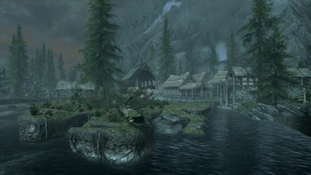 SKYRIM Ambient Music & Ambience Riverwood Relaxing Gaming Music