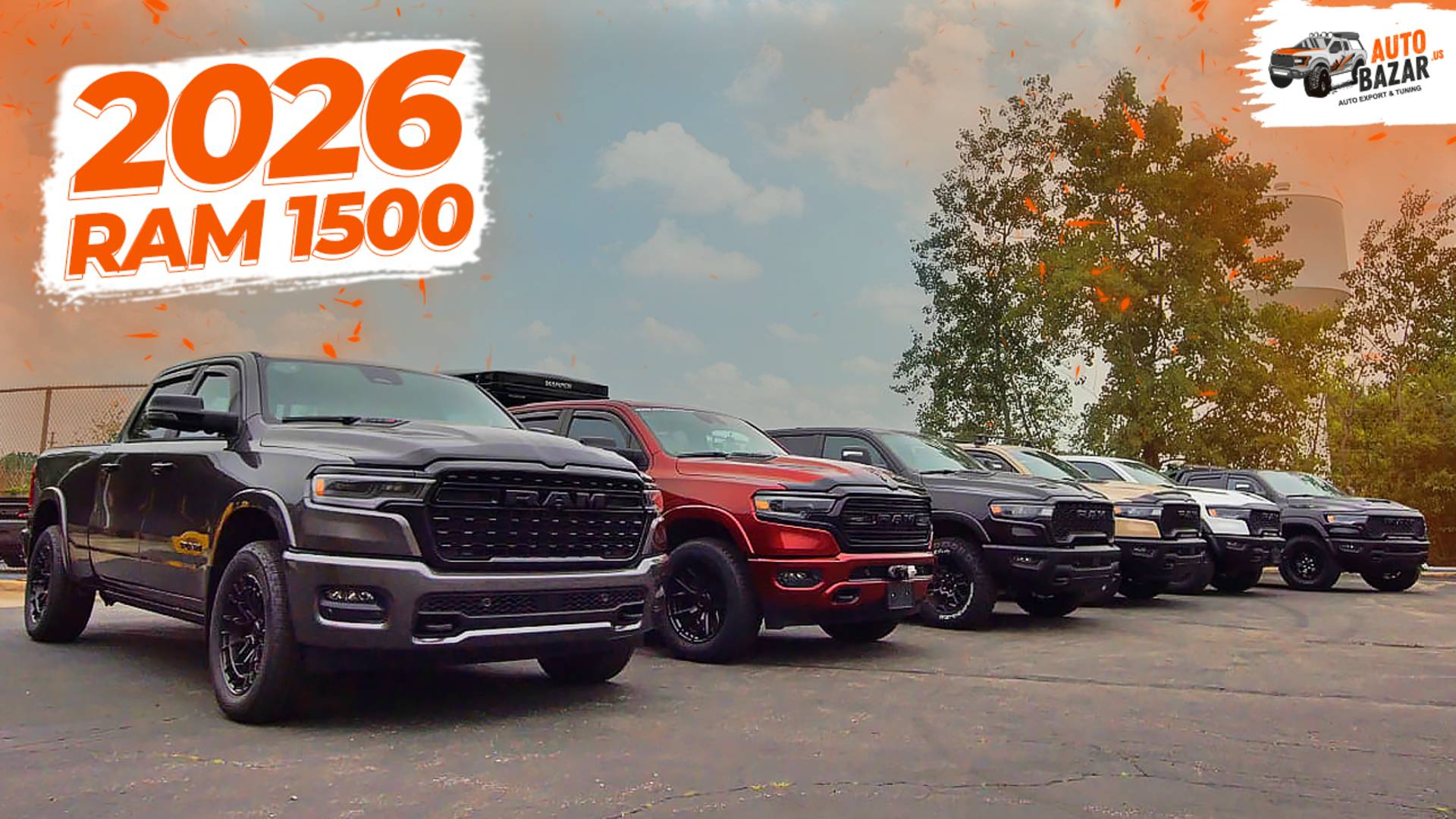 2026 Ram 1500: банк заказов, возвращение HEMI V8, все изменения, цвета и опции пикапов Ram