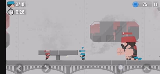 Самый большой клон в игре!!! Клоны против огромного здоровяка в Clone Armies.