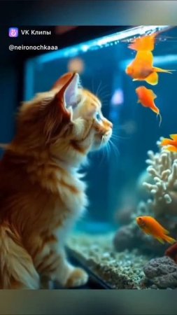 Котенок с мамой в зоопарке🐱🐱