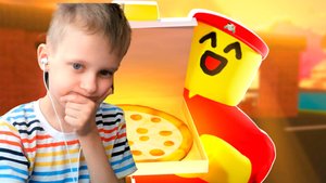 ИГРАЮ В ПИЦЦЕРИИ В ROBLOX