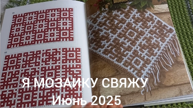 20-06-2025 Я МОЗАИКУ СВЯЖУ ИЮНЬ ДОМИК ГОТОВ