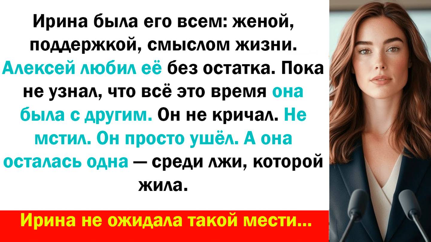 Измена Ирины разрушила семью. Но не Алексея Реальная история, рассказ, Аудиокнига Жизненная