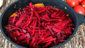 Борщ на зиму без капусты