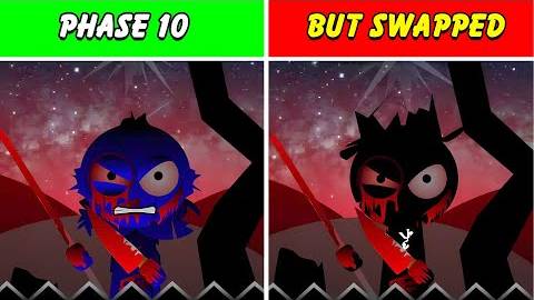 Incredibox Sprunki: Sprunki New Definitive Phase 10, но поменянный местами