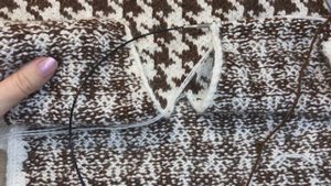 ЖАККАРД без протяжек ПОВОРОТНЫМ вязанием с ИЗНАНОЧНОЙ СТОРОНЫ