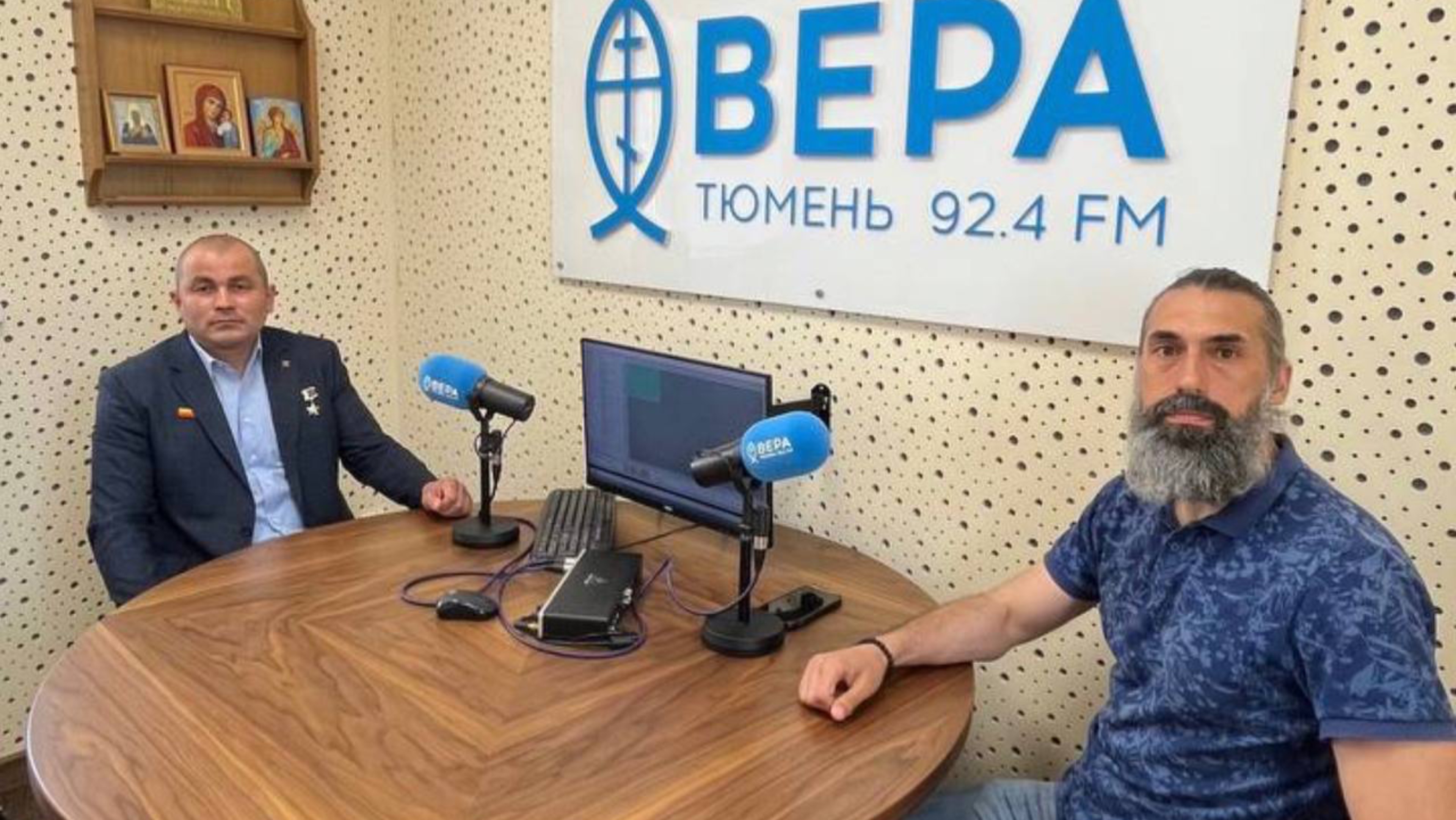 Эфир на радио «Вера» в гостях у Максима Абрамова Герой России полковник Сайфуллин Р.Г. 19.06.2025 г