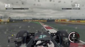 🏎️ Прохождение трассы China в F1 2015 — Идеальная траектория и поздние торможения