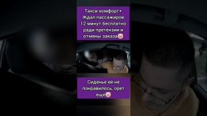 пассажирке тарифа комфорт+ не понравилось сиденье в такси, высказала претензию