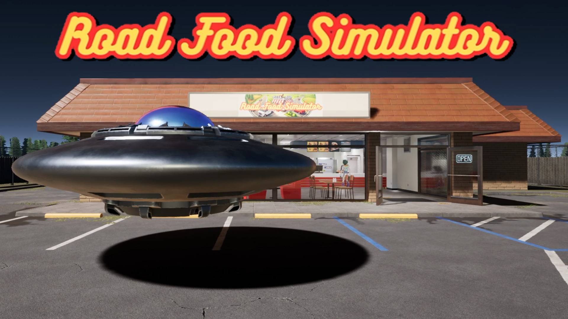 Он прилетел за пиццей… - Road Food Simulator
