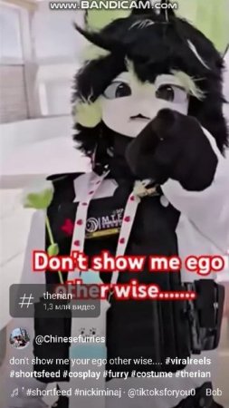 don't show me your ego other wise..