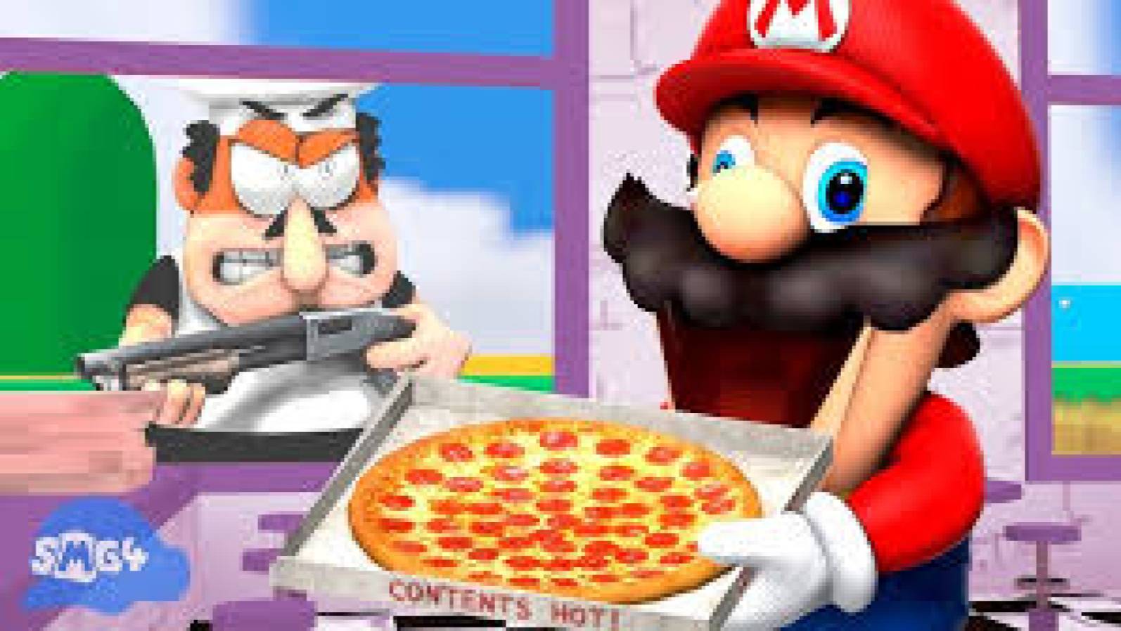 SMG4: Mario opens a pizza shop