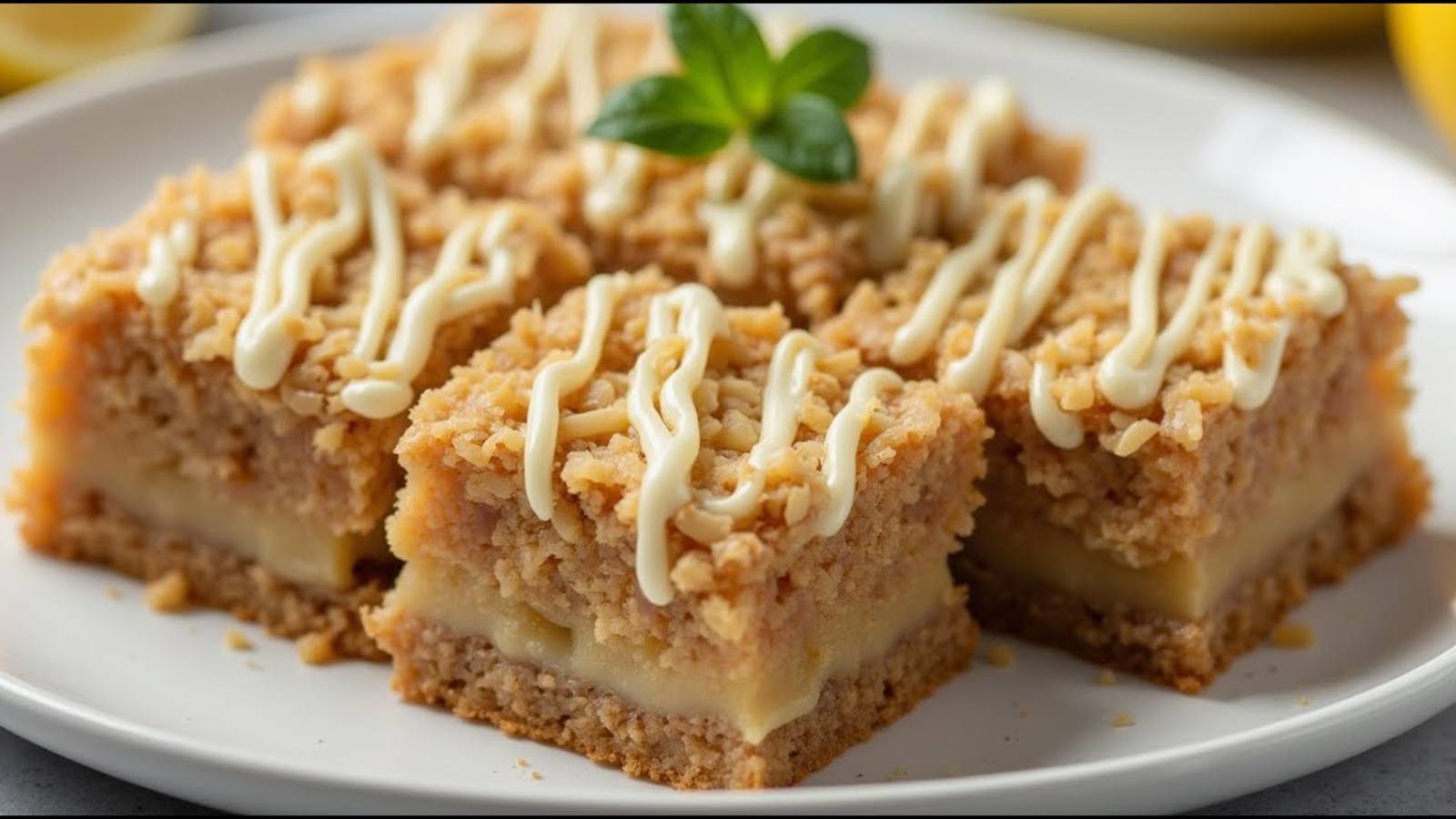 Никакого сахара и яиц Овсянка, яблоко и лимон