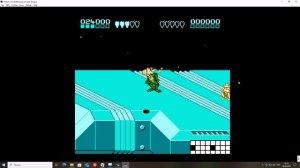 Battletoads and Double Dragon-Уровень 1 играем