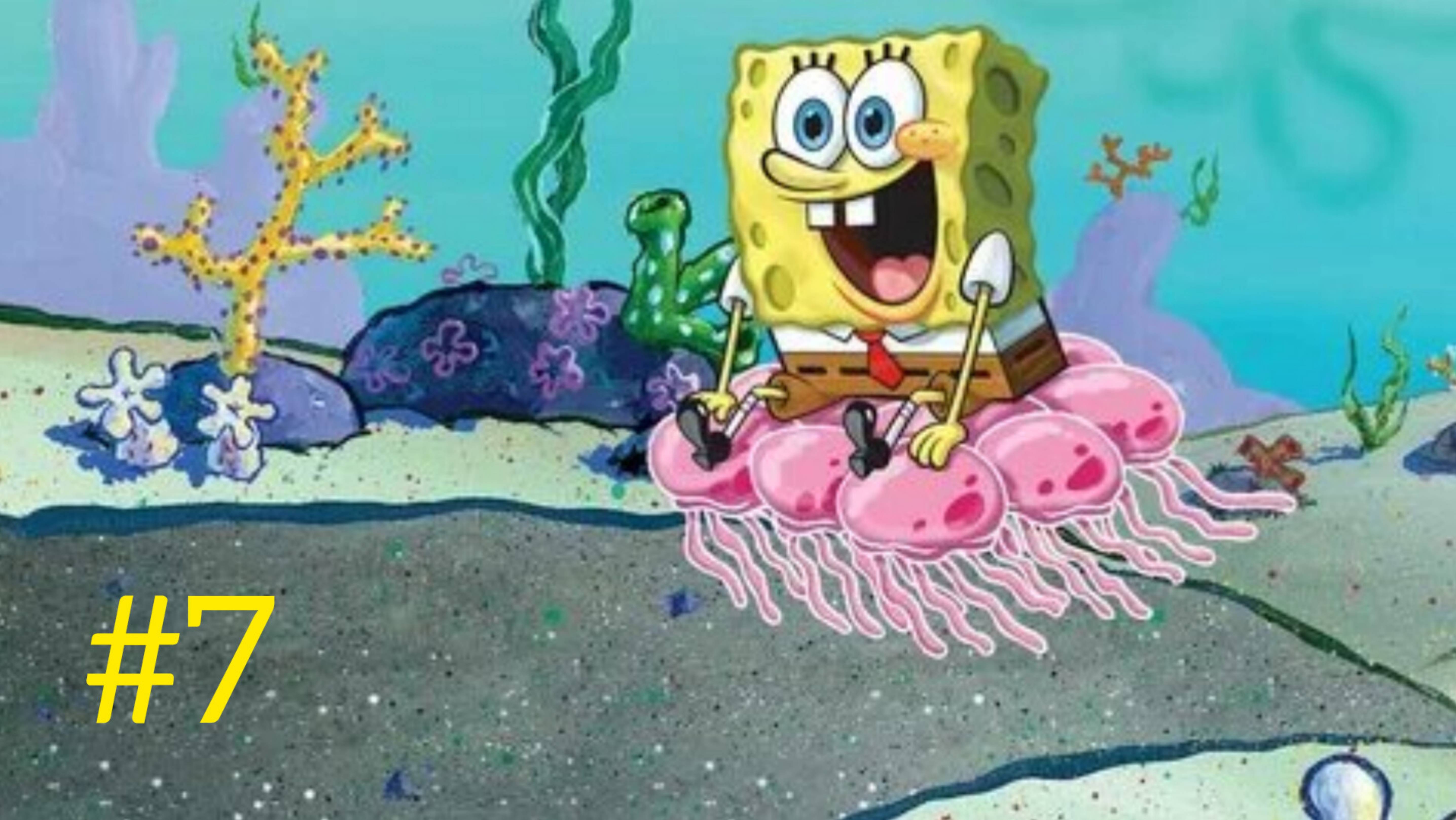 Губка Боб🔥 spongeBob👍 губка боб квадратные штаны😎 кулинарный поединок  #7