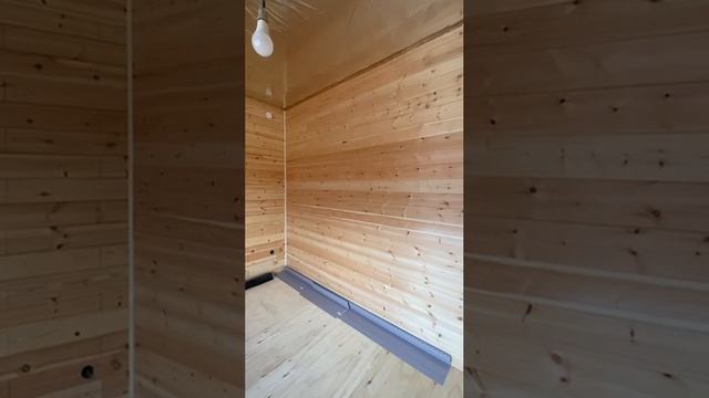 Обзор дома с гаражом по технологии Деревянный кирпич строительство в Иркутске