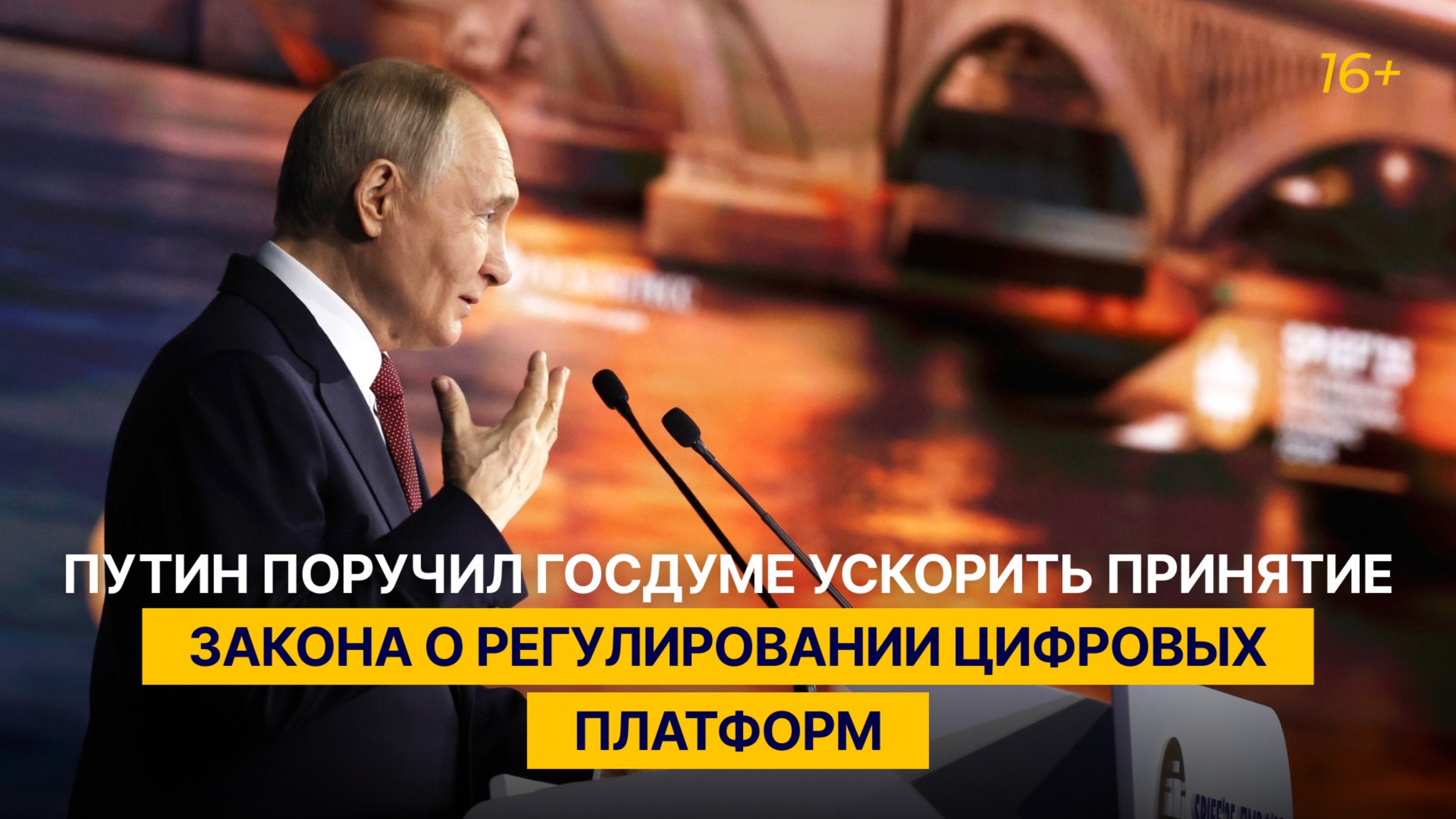 Владимир Путин поручил Госдуме ускорить принятие законопроекта о регулировании маркетплейсов