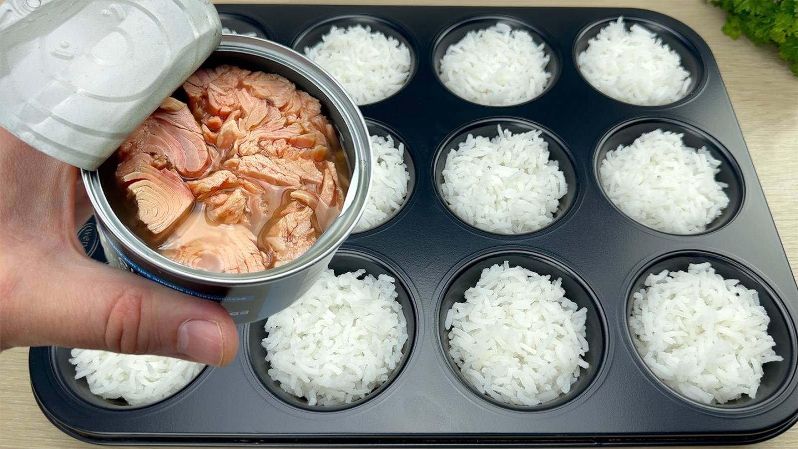 Лучший рецепт с рисом и консервированным тунцом!