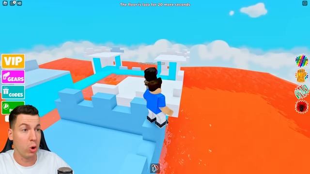 ВЛАДУС ИГРАЕТ  🌋 ПОЛ - ЭТО ЛАВА в ROBLOX ! ВЛАДУС