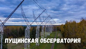 Пущинская радиоастрономическая обсерватория с дрона! Радиотелескоп ДКР-1000
