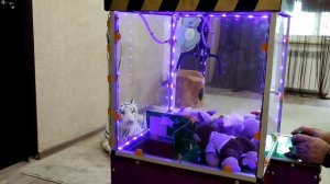Как сделать игровой автомат хватайка копилка мягкие игрушки для детей на ардуино своими руками