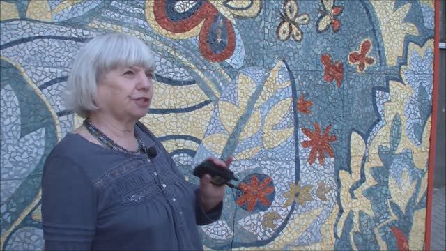Интервью Иннесы Помеловой у мозаики, г.Протвино, 28 мая 2025г.