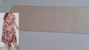 ✂️Новая идея выкройки летнего платья размера S- 5XL