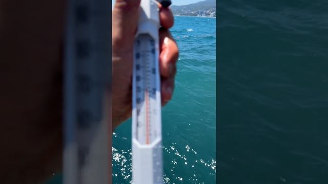 Температура моря в Ялте 19.06.2025 #моревкрыму #морекрым #крымморе