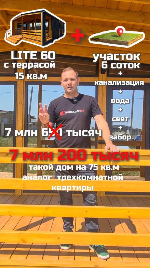 Коттеджный посёлок “Вилла Крыма” — готовый дом мечты с участком и коммуникациями
