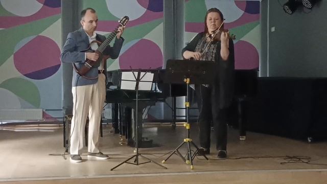 Попурри на темы песен французского шансона./ The medley of french chanson songs.