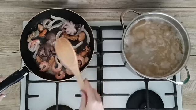 КАК ПРИГОТОВИТЬ ПАСТУ С МОРСКИМ КОКТЕЙЛЕМ? Спагетти с морепродуктами в сливочном соусе, вкусный ужин