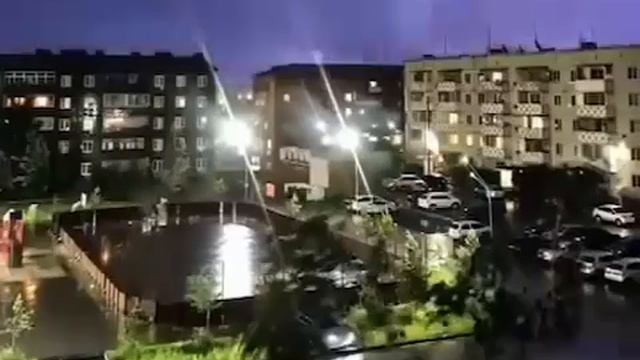 Шаровая молния в селе Белый Яр-Хакасии.