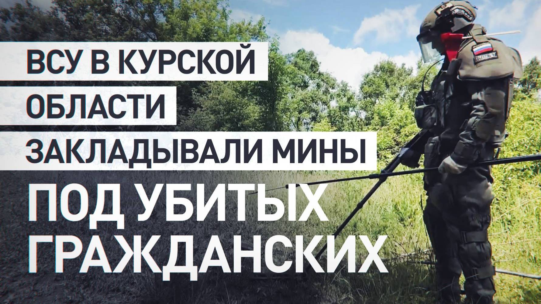 САПЁРЫ РАБОТАЮТ В КУРСКОМ ПРИГРАНИЧЬЕ «Рассчитано на массовое поражение» Сводки